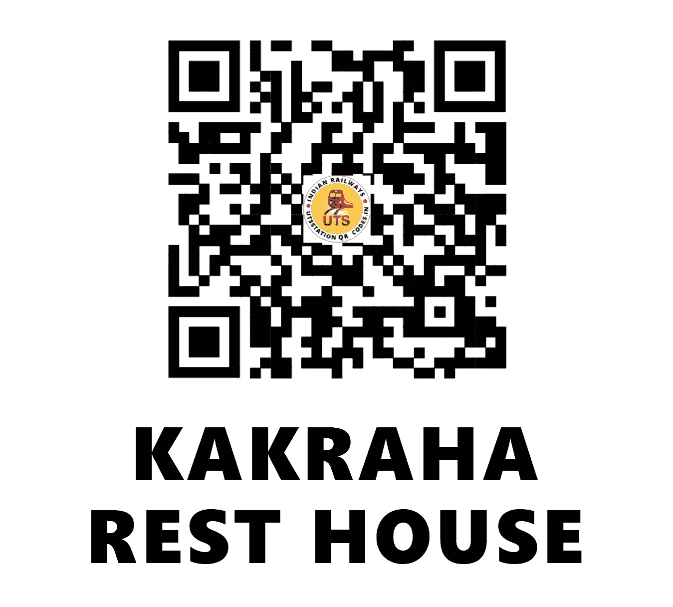 UTS QR Code for KAKRAHA REST HOUSE - KARH (NE - UTTAR PRADESH)
